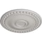 Ekena Millwork Foster Ceiling Medallion (Fits Canopies up to 5 5/8"), Hnd-Painted Ultra Pure White, 19 1/8"OD x 1"P CM19FOUWF - alternate 2